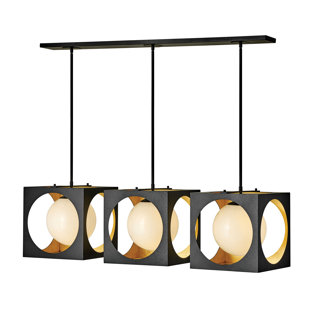 FREDRICK RAMOND Vega 3 - Light Kitchen Island Pendant