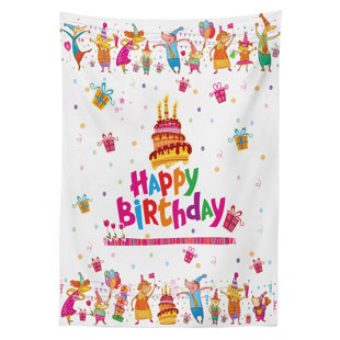 THE PARTY AISLE Tischdecke Birthday