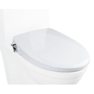 ALPHA BIDET Non-Electric Elongated Toilet Seat Bidet