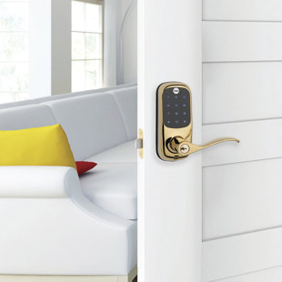 YALE HOME Yale Real Living Touchscreen Lever Lock with ZigBee