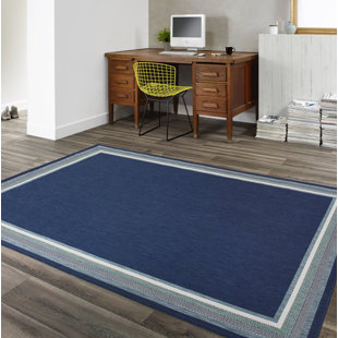 KÜSTENHAUS Flachgewebe-Teppich Harwington in Blau