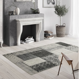 BOHOLIVING Teppich Mojave in Grau