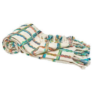 CAROL & FRANK Mimi Hand Woven Throw Blanket