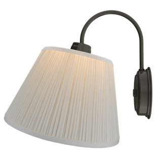 SYMPLE STUFF 7.5'' H x 12'' W Linen Empire Lamp Shade