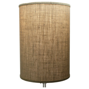 SYMPLE STUFF Burlap Drum Lamp Shade