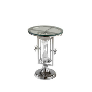 STEIN WORLD Glass Top End Table