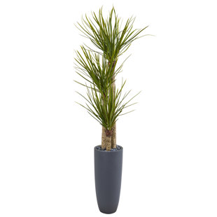 DROPSHIP.NEARLYNATURAL 72'' Faux Yucca Tree in Pot