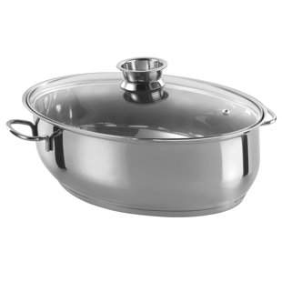 GSW 8.5L Stainless Steel Oval Dutch Oven