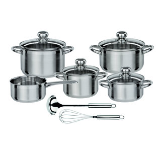 GSW 11 - Piece Stainless Steel Cookware Set