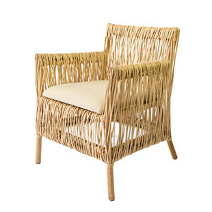 OGGETTI Hatch Rattan Upholstered Dining Chair