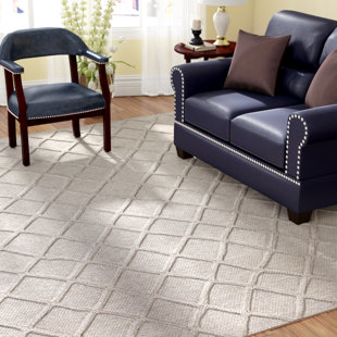 EXQUISITE RUGS Brentwood Wool Geometric Rug