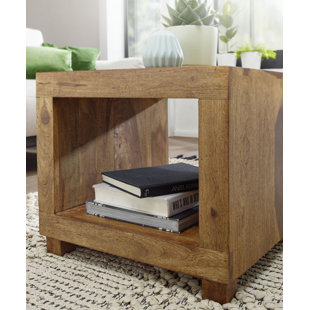 UNION RUSTIC Nachttisch Mumbai aus Massivholz