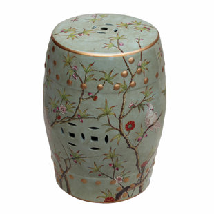 LEGEND OF ASIA Famille Ceramic Accent Stool