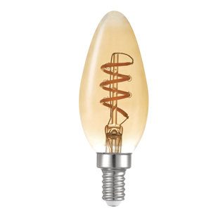 GLOBE ELECTRIC COMPANY Equivalent E12/Candelabra Dimmable 2000K LED Bulb