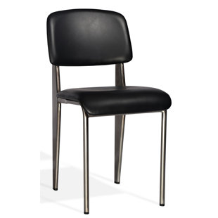 SOHOCONCEPT Coral Soft Seat Side Chair in Black