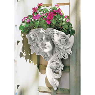 DESIGN TOSCANO French Greenman Le Printemps Wall Planter