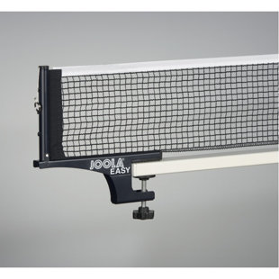JOOLA USA JOOLA Easy Competition Table Tennis Net and Post Set - 72"Screw On Clamp Ping Pong Net
