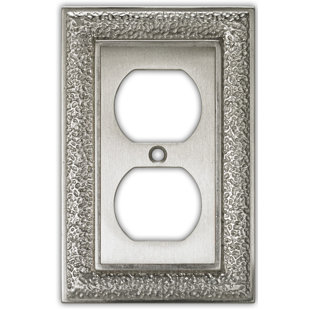 CLAIREDECO No Subject 2 - Gang Duplex Outlet Standard Wall Plate