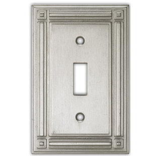 CLAIREDECO Evanston No Subject 1 - Gang Toggle Light Switch Standard Wall Plate