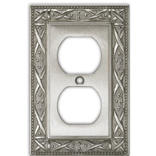 CLAIREDECO Bulgari No Subject 1 - Gang Duplex Outlet Standard Wall Plate