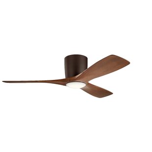 GEORGE OLIVER 48" Mcgrew 3 - Blade LED Standard Ceiling Fan with Wall Control and Light Kit Included