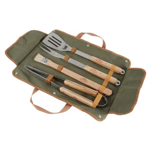 ESSCHERTDESIGN Garden Tools Stainless Steel Grilling Tool Set