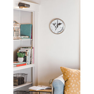 HERMLE BLACK FOREST CLOCKS Airport Metal Wall Clock