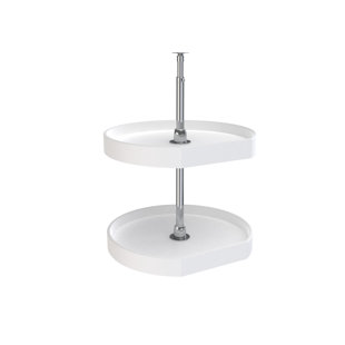 REV-A-SHELF Polymer D Shape Lazy Susan