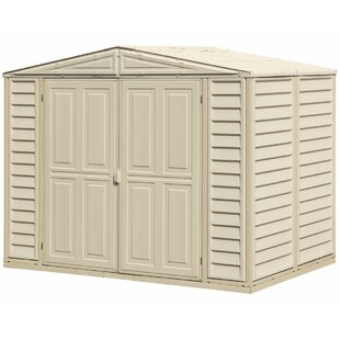 DURAMAX BUILDING PRODUCTS DuraMate 8 ft. W x 5.5 ft. D Plastic Storage Shed