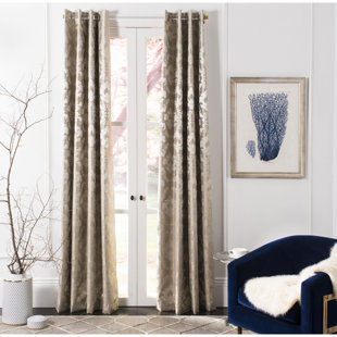 HOUSE OF HAMPTON® Gilma Polyester Room Darkening Curtain Panel