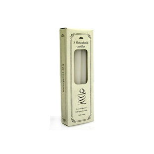 THE SEASONAL AISLE Unscented Pillar Candle (Set of 8)