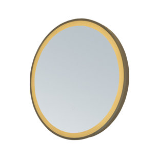 INNOCI-USA Apollo Round LED Metal Wall Mirror