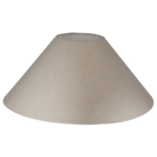 WADE LOGAN Ailey 25.5cm H Cotton Empire Lamp Shade ( Uno ) in Hopsack Beige
