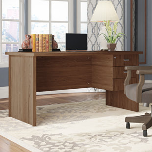 BRAYDEN STUDIO Perkinston Solid Wood Base Writing Desk