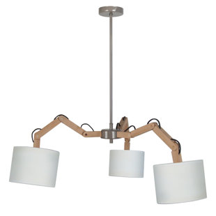 MIKADO LIVING Kronleuchter 3-flammig Sadler