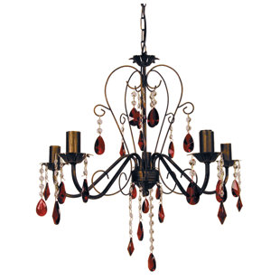 CLASSICLIVING Kronleuchter 5-flammig Yately