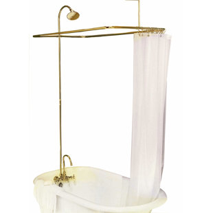 STROM LIVING Rectangle Shower Curtain Enclosure