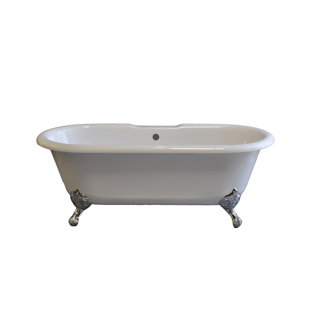 STROM LIVING 66" x 31" Soaking Acrylic Bathtub