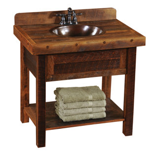 FIRESIDE LODGE 32" Single Bathroom Vanity Base Only