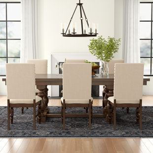 THREE POSTS™ Donnellson 7 - Piece Extendable Trestle Dining Set