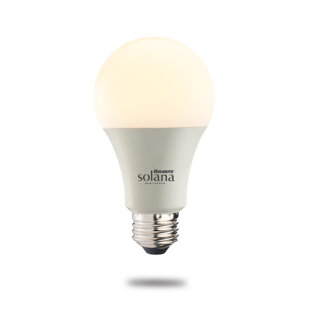 BULBRITE SOLANA Solana WiFi Connected LED Alexa Smart Light Bulb, Single-A19,Tunable Range 2200K-6500K