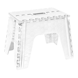 WFX UTILITY™ 1 - Step Plastic Lightweight Folding Step Stool