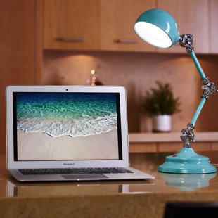 OttLite Revive LED Desk Lamp 3 Brightness Settings, Touch Controls, USB & 3 Adjustable Knobs
