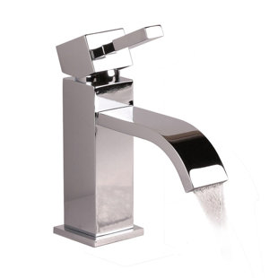 LACAVA Kubista Single Hole Bathroom Faucet with Drain Assembly