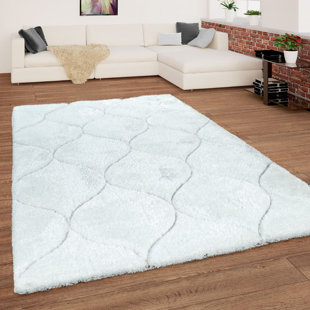 WADE LOGAN Sero Geometric Shag Area Rug