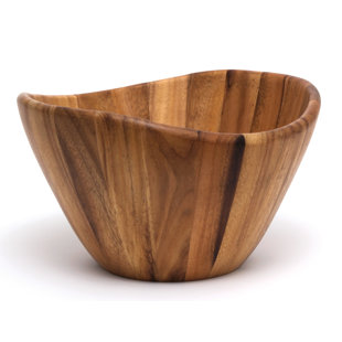 Union Rustic Kevondre Wood Salad Bowl