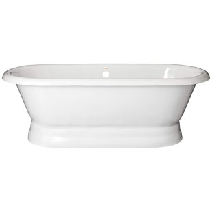 RESTORIA BATHTUB COMPANY Majesty 66'' x 30'' Freestanding Soaking Bathtub
