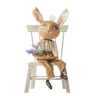 GATHERED TRADITIONS BY JOE SPENCER Wilbur Woodland Rabbit Art Doll