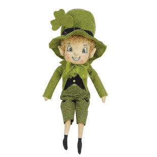 GATHERED TRADITIONS BY JOE SPENCER Keiran St. Patrick's Day Leprechaun Joe Spencer Gathered Traditions Figure Soft Figure Decor Decoration