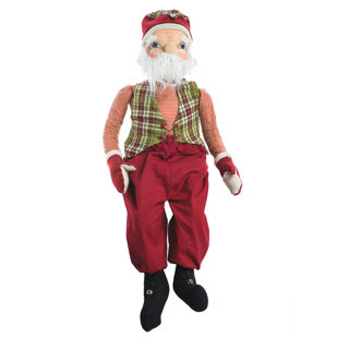 GATHERED TRADITIONS BY JOE SPENCER McDonald Santa Joe Spencer Gathered Traditions Christmas Art Doll Figure